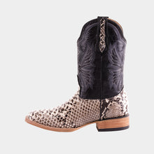 Cargar imagen en el visor de la galería, EB4001 - Bota bulldog pitón natural
