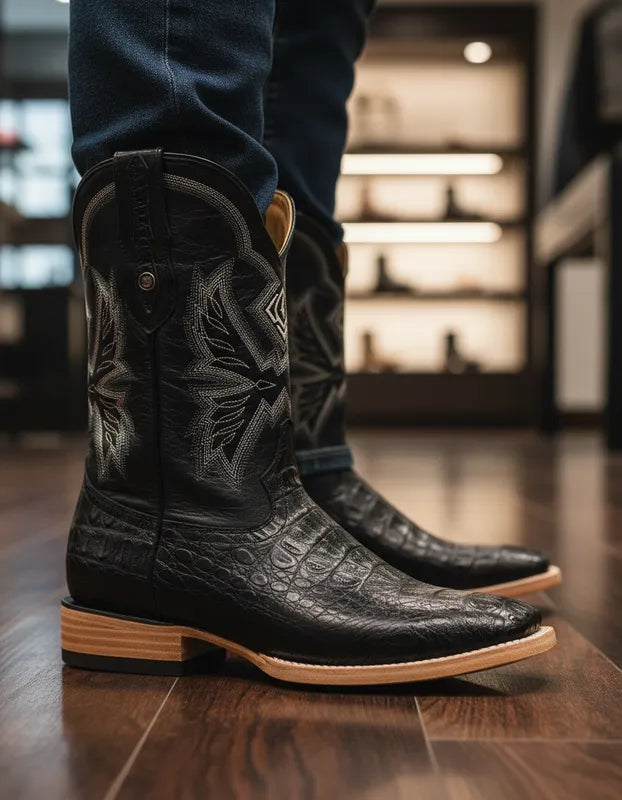 EB6001 - Bota bulldog lomo coco negro