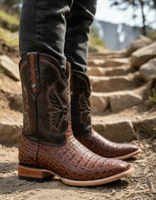 Cargar imagen en el visor de la galería, EB6002 - Bota bulldog lomo coco café
