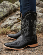 Cargar imagen en el visor de la galería, EB7001 - Bota bulldog nuca coco negro
