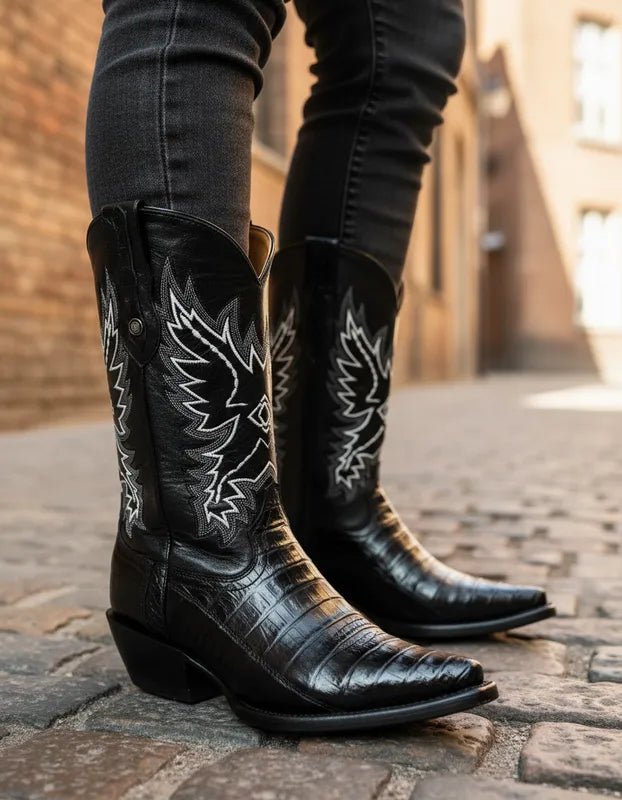 ECH1002 - Bota chihuahua cola coco negro