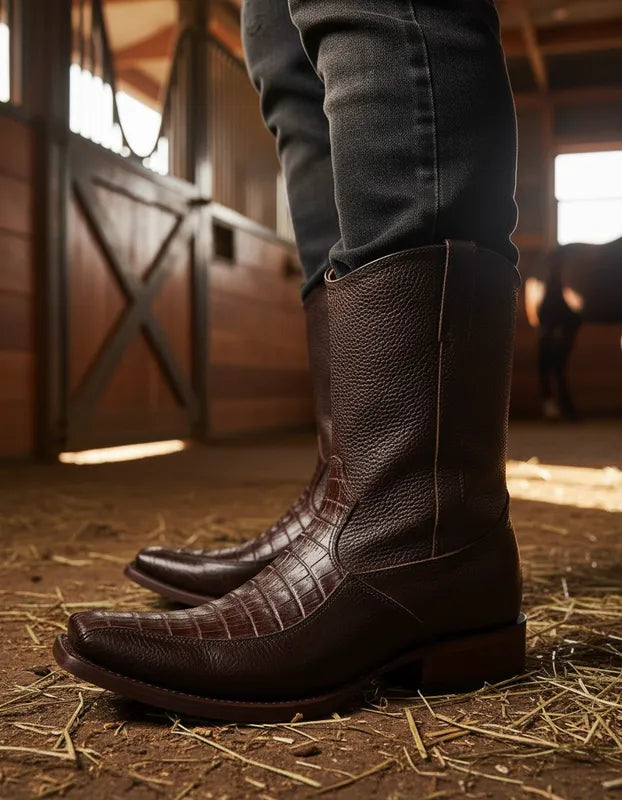 ED1001 - Bota dubai casual panza coco café