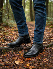 Cargar imagen en el visor de la galería, ED1002 - Bota dubai casual panza coco negro
