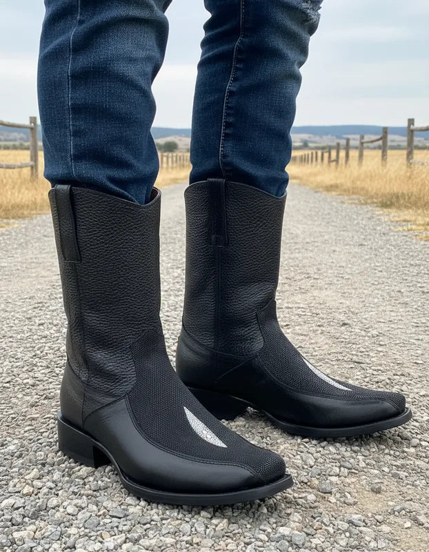 ED2001 - Bota dubai casual mantarraya macho negro