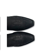 Load image into Gallery viewer, ELD1004 - Bota puntal canela crazy negro bordado negro
