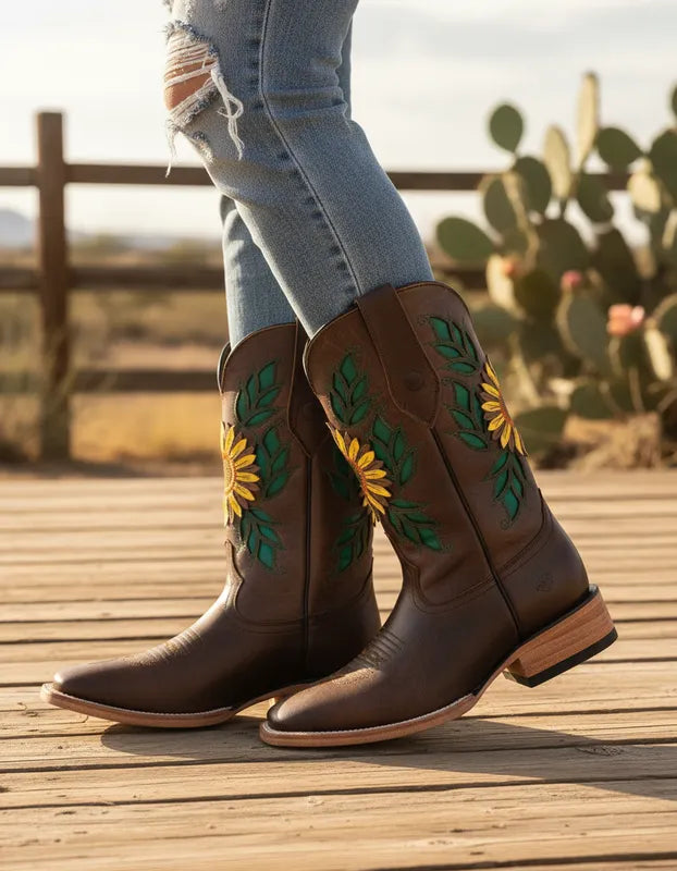 ELD1010 - Bota bulldog de cuero vintage arena