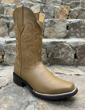 Cargar imagen en el visor de la galería, ELH1002 - Bota rodeo frontera crazy oro
