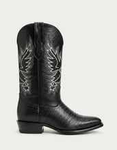 Cargar imagen en el visor de la galería, ELH1011 - Bota oval clon lizard negro
