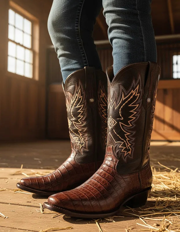 EO9001 - Bota oval panza coco café