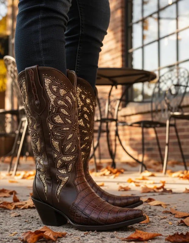 EP2001 - Bota puntal dama coco panza café