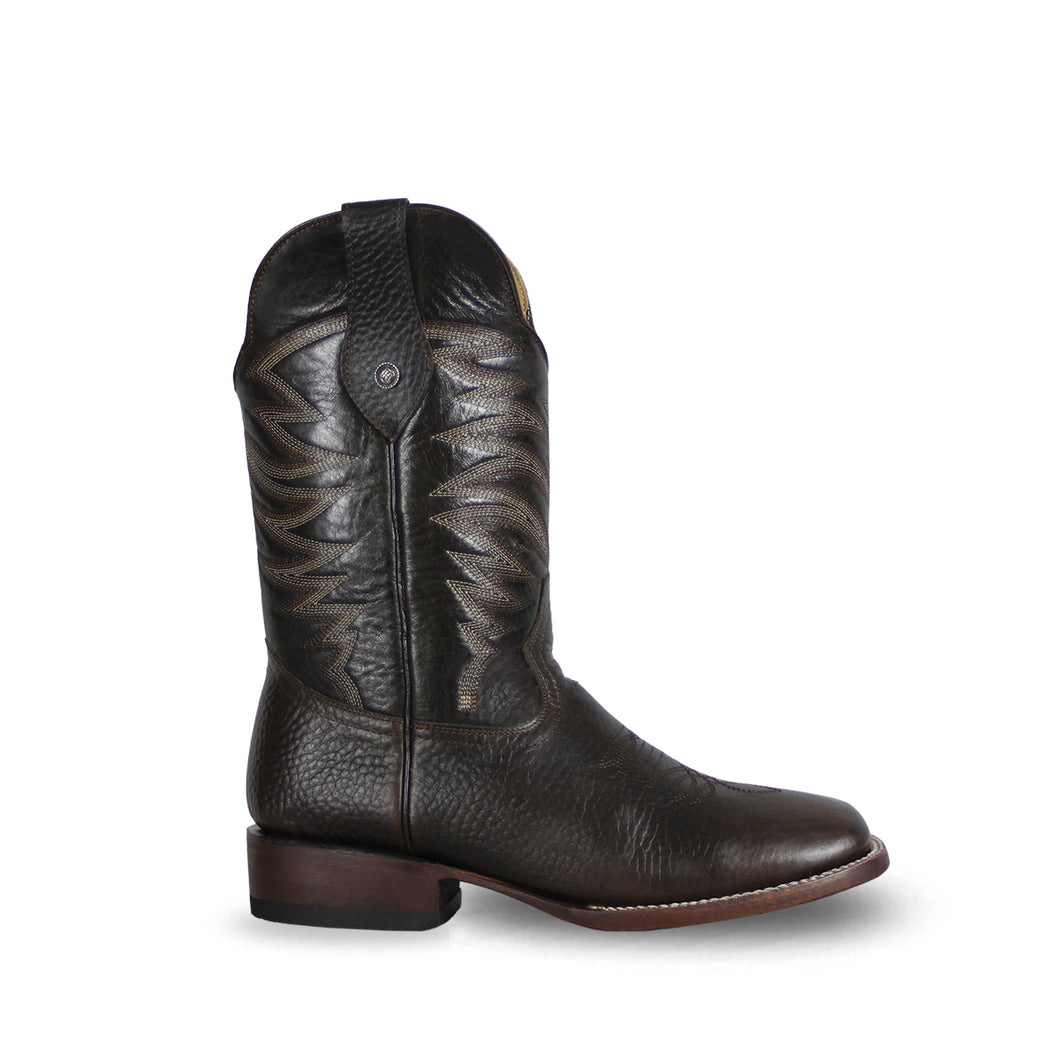 H1005 - Bota bulldog de cuero bullfy choco/café
