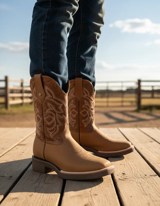 H1063 - Bota roper poliuretano crazy oro