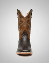 Cargar imagen en el visor de la galería, H1071 - Bota bulldog cuello toro café/cajeta
