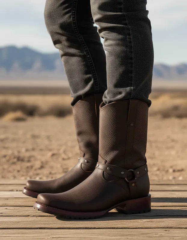 H2031 - Bota dubai casual estribo floter choco
