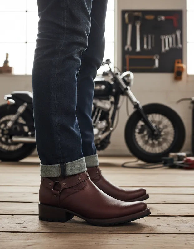 H2032 - Bota dubai casual estribo floter brandy