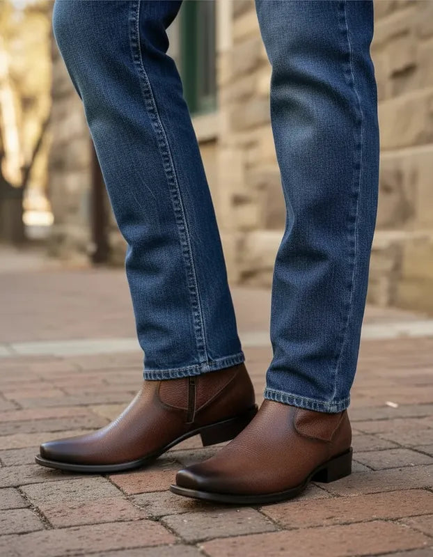 H2041 - Bota dubai casual venado brandy