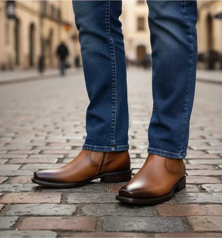 H2043 - Bota dubai casual venado miel