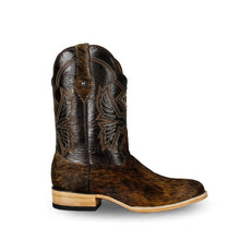 Cargar imagen en el visor de la galería, H2092 - Bota bulldog de pelo atigrado/barza café

