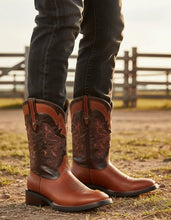 Cargar imagen en el visor de la galería, H3003 - Bota española de hule bullfy bronce/café
