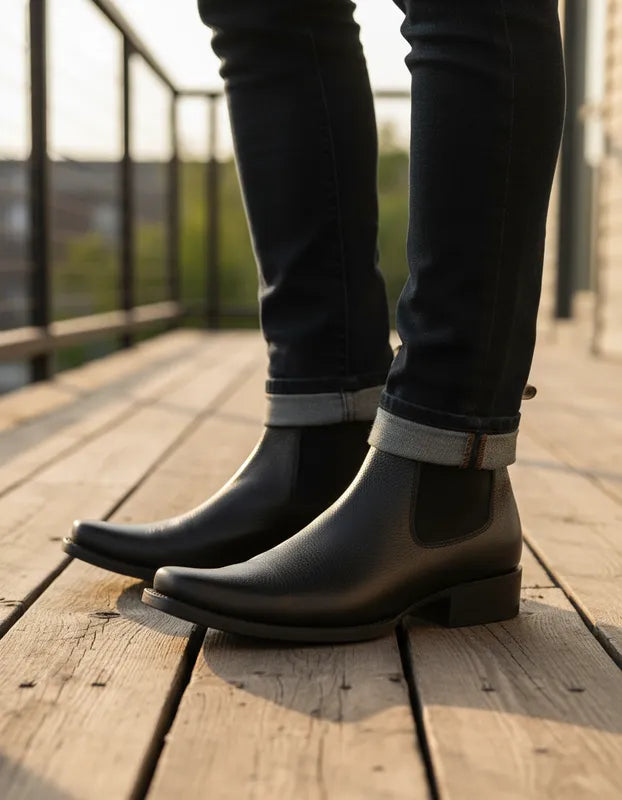 H3062 - Botín dubai venado negro