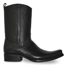 Load image into Gallery viewer, H3072 - Bota dubai casual clon lizard armadillo negro
