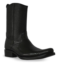 Load image into Gallery viewer, H3072 - Bota dubai casual clon lizard armadillo negro
