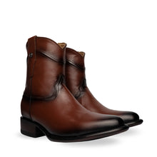 Cargar imagen en el visor de la galería, H3091 - Bota de vestir oval glasee brandy
