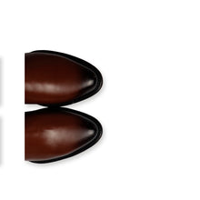 Cargar imagen en el visor de la galería, H3091 - Bota de vestir oval glasee brandy
