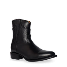 Cargar imagen en el visor de la galería, H3092 - Bota de vestir oval glasee negro

