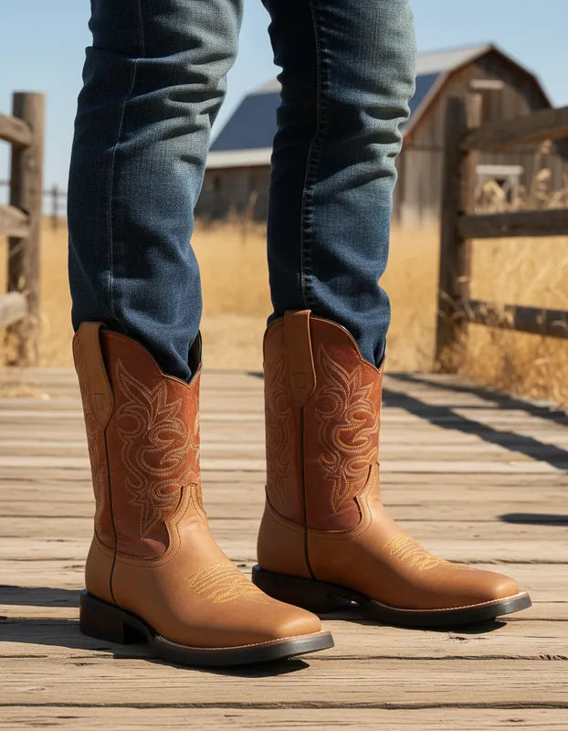 H7002 - Bota bulldog hule crazy bronce/shedron