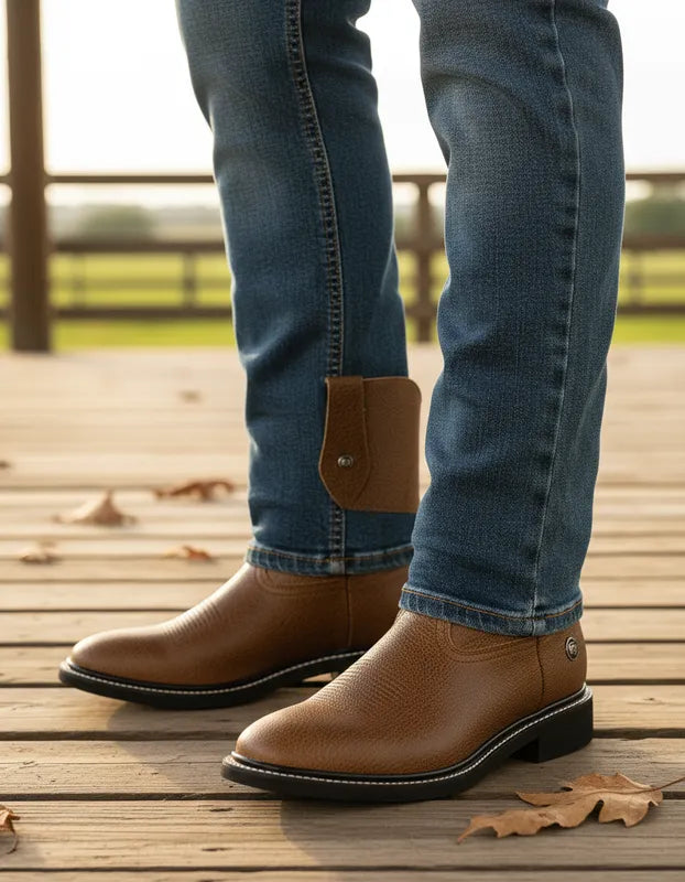 H9002 - Bota roper hule floter café