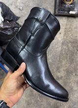 Cargar imagen en el visor de la galería, H3092 - Bota de vestir oval glasee negro
