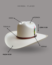 Cargar imagen en el visor de la galería, SELF5002 - Sombrero lona fina plano 10x
