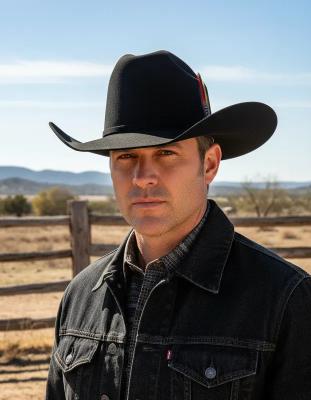 STEXSPAT1012 - Texana súper patrón negro