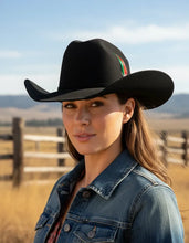 Cargar imagen en el visor de la galería, TEXPA4001 - Texana patrón negro 10x lana nacional
