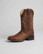 Load image into Gallery viewer, UP1004 - Bota rodeo frontera brasil bronce cierre
