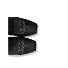 Cargar imagen en el visor de la galería, D5014 - Bota rodeo alta brasil negro pita
