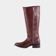 Load image into Gallery viewer, D1023 - Bota oval campera atanado vino
