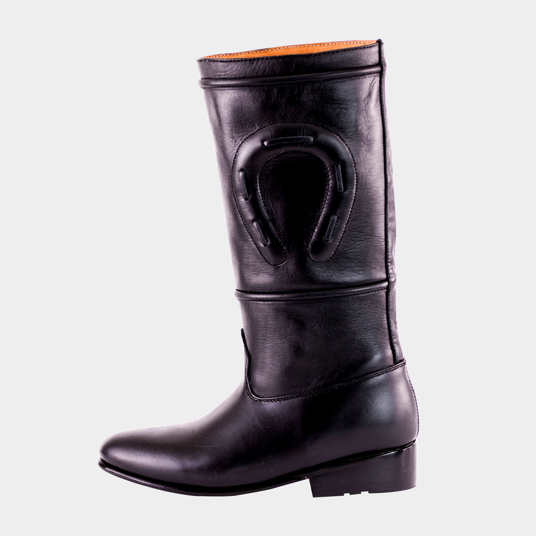 D1074 - Bota escaramuza atanado negro