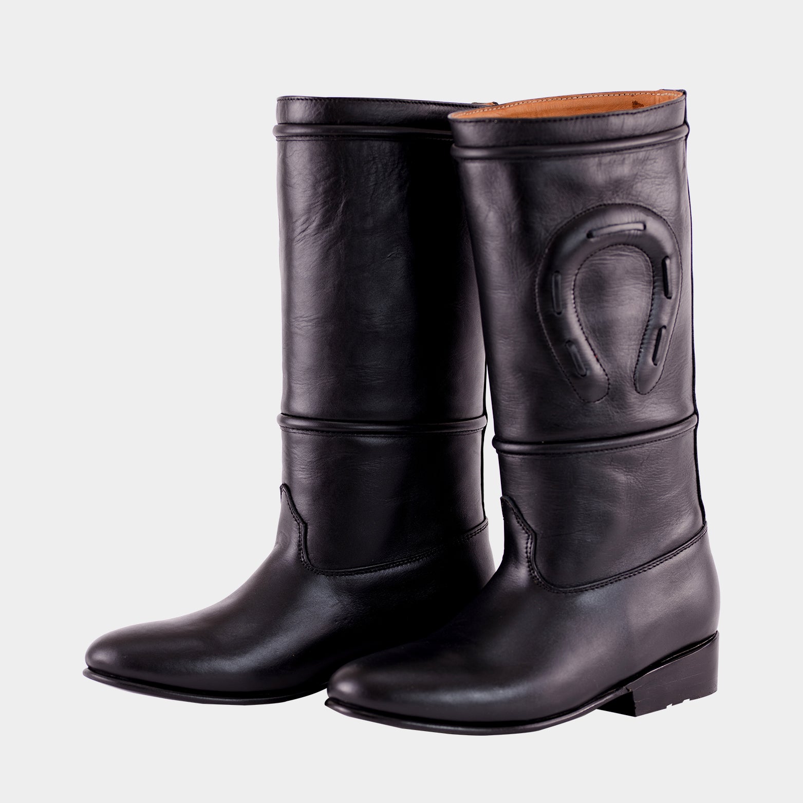 D1074 Bota escaramuza atanado negro – Horsag
