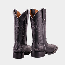 Load image into Gallery viewer, D2011 - Bota bulldog de cuero atanado negro
