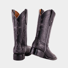 Load image into Gallery viewer, D2011 - Bota bulldog de cuero atanado negro
