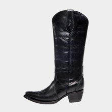 Load image into Gallery viewer, D2022 - Bota puntal sencilla merlín negro
