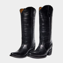 Load image into Gallery viewer, D2022 - Bota puntal sencilla merlín negro
