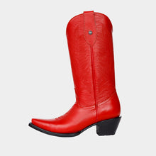 Cargar imagen en el visor de la galería, D2052 - Bota puntal clásica grizzly rojo
