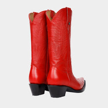 Cargar imagen en el visor de la galería, D2052 - Bota puntal clásica grizzly rojo
