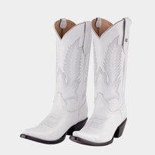 Load image into Gallery viewer, D2053 - Bota puntal clásica grizzly blanco
