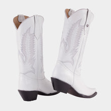 Load image into Gallery viewer, D2053 - Bota puntal clásica grizzly blanco
