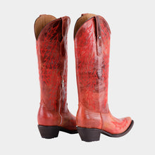 Load image into Gallery viewer, D8002 - Bota puntal kiara desierto rojo
