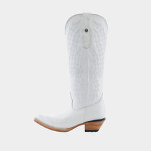 Cargar imagen en el visor de la galería, D8004 - Bota puntal kiara grizzly blanco
